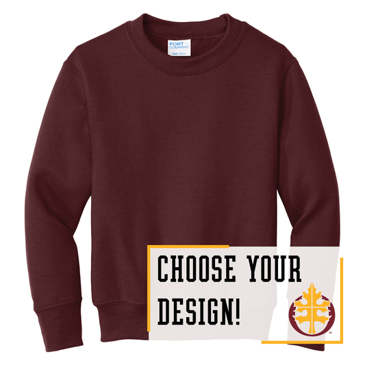 Oak Grove Port & Co™ Youth Core Fleece Crewneck Sweatshirt (PC78Y)