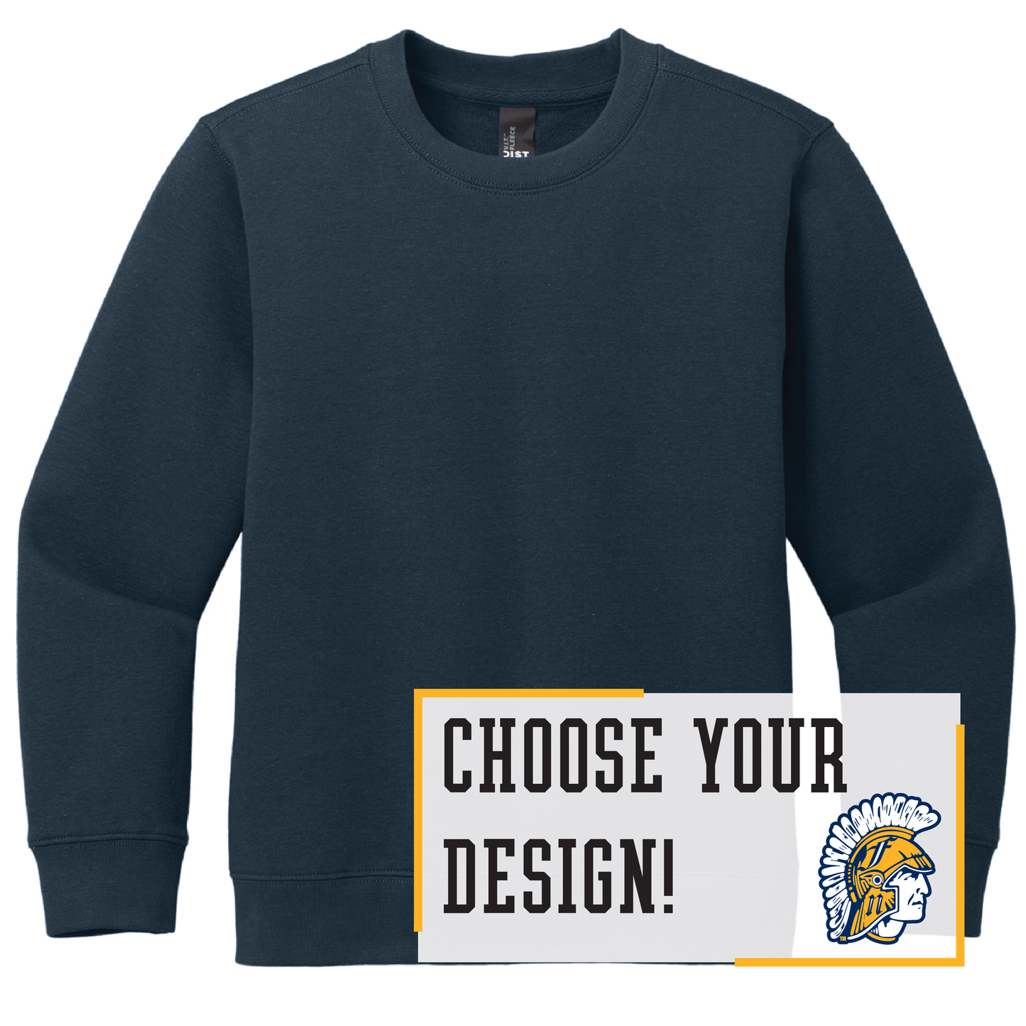 Spartans District® Youth V.I.T.™ Fleece Crew (DT6104Y)