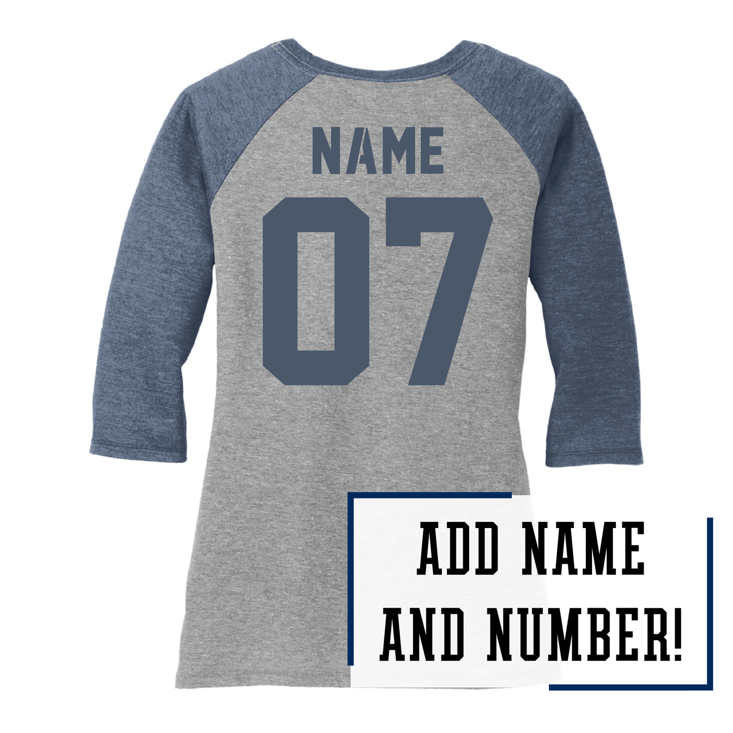 Spartans District® Women’s 3/4-Sleeve Raglan (DM136L)